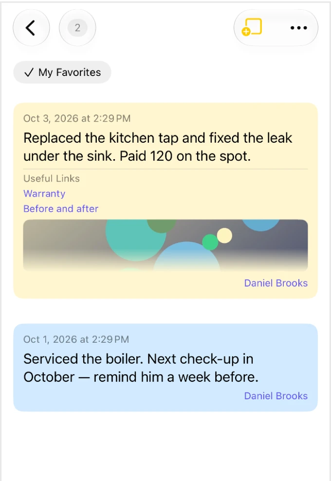 Kinnavo: Sticky Notes